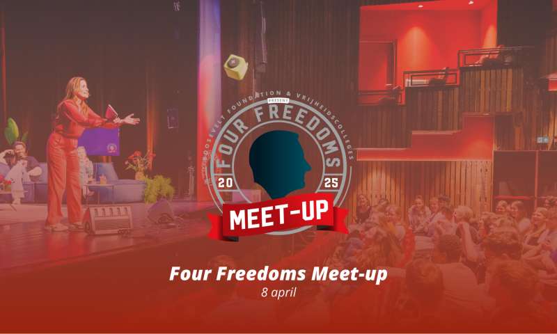 Honderden jongeren in gesprek over vrijheid tijdens Four Freedoms Meet-up